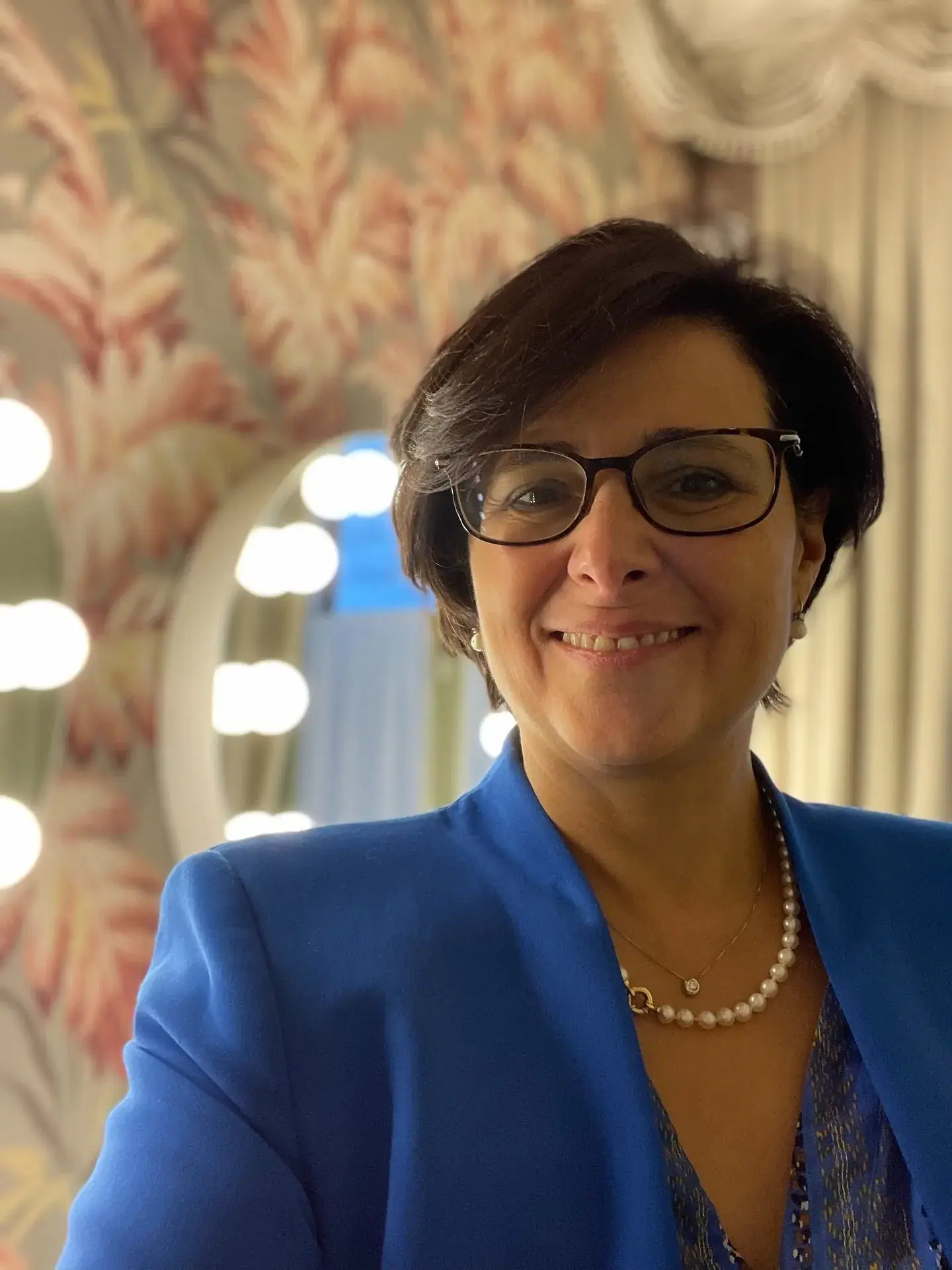 Tesina, founder of the La Rosa Bianca wedding dress boutique in Brussels